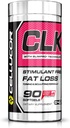 Cellucor CLK Non-Stimulant Fat Burner pentru pierderea in greutate cu CLA, Acid Linoleic conjugat, Cetone zmeură, L-Carnitina, 90 Softgels
