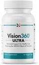 Oprește îmbătrânirea acum - Vision360 Ultra AREDS2 - Viziune și sănătate oculară - Ușurințe Tensiune oculară și oboseală - Vitamina C, Vitamina E, Vitamina D3, Vitamina B2 și B12, Zinc, cupru, astaxantină, luteină - 60 Vcapuri
