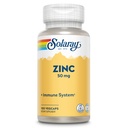 Solaray Zinc 50mg capsule de sprijin imun, 100 Conte, Vegan, Seminte de dovleac