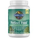 Garden of Life Perfect Food Super Green Formula - 60 Servings, 45 Superfoods, Greens, Fruit & Veggie Juice Superfood Powder Supplement, Probiotics & Organic Spirulina pentru Digestion & Immune Health