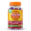 Metamucil, Metamucil Fiber Plus Probiotice pentru Digestive Health - Căpșuni Kiwi Blackberry, 60 Conte