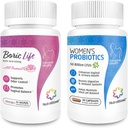NutraBlast Acid Boric Vaginal Sulturi Bundle cu Probiotice Vaginale 