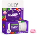 OLLY Sleep rapid dizolvari, 3mg Melatonina, Lemon Balm, Aroma de căpșuni, 30 zile de aprovizionare - 30 Conte