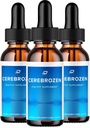 Crize de urechi Cerebrozen Tinitus - Cerebrozen 24, picături de lichid Cerebrozen, Recenzii Cerebrozen, picături de Cerebrozen pentru ameliorarea urechii (3 ambalaj - 180 ML)