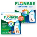 Flonase Senziist Alergie Relief Nasal Spray pentru adulţi şi copii - 120 Spray total (2 sticle de 60 Spray-uri fiecare)