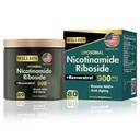 Suplimentul NAD+ - Liposomal Nicotinamidă Ribozidă, Resveratrol, Querbetin Supliment NAD de înaltă puritate pentru anti-îmbătrânire, energie, focus - 80 capsule (40 Servire)