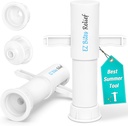Trobing Bug Bite Sucker instrument de aspirare, Venom extractor, Bee Sting Bite Relief, Ușor de utilizat, Natural Mâncărime Ajutor, Reduce Durerea și Umflarea, Primul Ajutor pentru Drumeții, Backpacking și Camping (White-2 Pack)