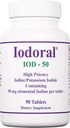 Optimox Iodoral 50 mg Supliment - Tablete cu iod de potasiu, Suplimente cu iod de mare potenţă, Suport tiroidian, Vitamine & Minerale - 90 Conte