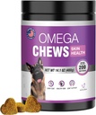 Omega 3 pentru câini Piele și supliment de haine pentru câini Alergie Chews mâncărime piele relief pește ulei uscat piele reatment Somon supliment de ulei 200 tablete