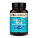 Dr. Mercola Krill ulei pentru copii - 320 mg ulei Krill - MSC Certified - Sprijină dezvoltarea creierului și a corpului - Formular fosfolipidic pentru absorbție - non-GMO, gluten-free & Soy-Free - 60 capsule