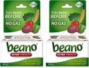 Beano Extra Putere, Prevenirea gazelor și Digestive Enzyme Supliment, 30 Count (Pachet de 2)