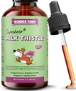 Wonder Paws Milk Thistle, Suport hepatic pentru câini, Suporte Funcţia renală pentru animale de companie, Detox, Suport hepatic, cu ulei de somon sălbatic Alaskan & Curcumin, Omega 3 EPA & DHA (2 Oz)