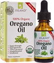 Picături lichide organice Oregano ulei - 100% Pure și nediluat - USDA-Certified Organic (1 oz) 75% Carvacrol - crescut în Spania - Supplement de sprijin imun cu ulei de Oregano.