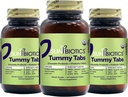 SUNBIOTICS Tummy Tabs - Tablete probiotice și prebiotice masticabile cu 18 miliarde de CFU de 4 tulpini probiotice pentru Flora Bună Gut, Sistemul imunitar, și echilibrat Microbiom - Vanilie, (Pachet de 3)