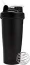 Sticla Shaker Proteine pentru sala de gimnastica - Pre antrenament Proteine Drink Shaker Cup 20 Fl oz, Seif de spălat vase, BPA & Phtalate gratuit Shaker Sticla Blender, Agitator de gimnastică pentru Shake de proteine - negru sau alb (Color Random)