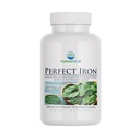 Lab Natura de fier perfect 25 mg Supliment alimentar - Formula blândă non-consceptiva - Suportă celule roșii sănătoase de sânge și niveluri de energie - 180 capsule (6 lună de aprovizionare)