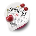 GelaTein Plus Cherry: 20 grame de proteine. Ideal pentru diete lichide clare. O gustare grozavă înainte sau după antrenament. (Pachetul 36)