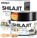 Shilajit Resin, Shilajit pentru bărbaţi şi femei, Shilajit Organic - 600 mg Potency Gold Grad, cu 85+ Trace Minerale, Fulen & Acid Humic, pentru rezistenţă, Imunitate & Putere, 83 Servings (50g)
