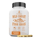 Suplimente ancestrale Ouă sălbatice prinse de pește, 2400 mg, Omega-3 Suplementează creierul, inima, fertilitatea și sănătatea inflamatoare, întreaga sursă de alimente de vitamina D, K2, și A, non-GMO, 180 capsule