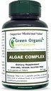Alge, Fumoidan, Blue Green Algae, Kelp, Bladderwrack, Chlorella, Spirulina, Irish Moss, Dulse, 90 VCaps, High Absorbable, Non-GMO, Gluten-Free (Single)