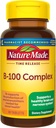 Nature Made Time Release Vitamina B-100 Complex de mare potenta B, Supliment alimentar pentru sistemul nervos de suport functie, 60 comprimate de eliberare a timpului, 60 zile de aprovizionare