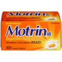 Motrin Ib Ibuprofen comprimate Durere Febră Reliever: 300 Caplete filmate