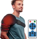 Sticro Umăr Încălzire Pad Massage pentru ameliorarea durerii, Vibrație Masaj Încălzit Wrap Braces pentru stânga Umăr înghețat, Rotator Cuff Leziuni, Artrită pentru bărbați Femei - XL/XXL