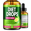 Dieta picaturi - Apetit Suppressant pentru femei si barbati - Made in Statele Unite ale Americii - Metabolizare naturala Booster - Dieta picaturi cu Garcinia Cambogia, L-Arginina si L-Glutamine 2 Fl Oz