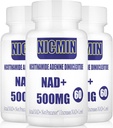 Liposomal NAD+ 500 mg cu TMG 300mg, Actual NAD+ Supliment (Nu este un Precursor) Mai eficient decât NMN, Nicotinamida Ribozida Alternativa pentru energie celulară, imbatranire sanatoasa si repararea musculara 180 capsule