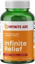 INFINITE Age Infinite Relief Supplement Joint Supplement, 30 Count - Made in The USA, Vegan, Gluten Free, All-Natural - 250mg Extract Turmeric Plus 240mg Salicin din White Willow Bark