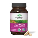 Capsule INDIA ORGANIC Shatavari - Suplimentul plantei, Suportă Echilibru hormonal, Suport Sistem imunitar, Vegan, Gluten-Free, USDA Organic, Sprijină Sănătatea reproducerii - 90 capsule