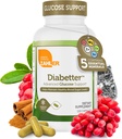 Zahler Diabetter, Advanced Glucoza Supplement with Scorțișoară, Certified Kosher, 180 Capsule