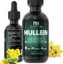 Mullein picături pentru plămâni - Lung Cleanse & Detoxifiere - Mullein Leaf Extract pentru plămâni - Lung Detoxifiere pentru fumatori - Bronhial și suport imunitar - Mullein Leaf picături 4 Fl Oz