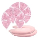 Gel fierbinte / rece margele de san pachete de gheata de răcire a sânilor / Pad-uri de incalzire Relief pentru alaptare, Nursing Pain, Mastitis, Engorgement, Umflare, Umflare, Umflare cu dopuri de lapte Let-Down & Production,2 Pack (Pink)