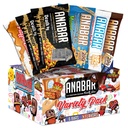 Anabar Proteine Bar, The Sampler Pack, Proteine-Packed Candy Bar, World's Best Tasting Proteine Bar, No Sugar Alcools, High Proteine, Amazingly Delicious, 20 Grams de proteine (6 Baruri, Original Variety)