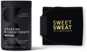 Sport de cercetare Creatina Monohidrat și Sweat Sweat Trimmer - negru și galben (mare)