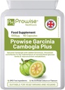 Garcinia Cambogia 1000mg 60 capsule - Marea Britanie Fabricat  Standardele Prowise Healthcare - Potrivit pentru vegetarieni & Vegani