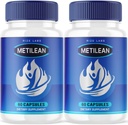(2 ambalaj) Metilean pierdere în greutate Supliment, Metilean pastile Diteary pentru a topi încăpățânat Belly Fat, Metilean Formula avansată pentru a pierde Lire, Metilean Pastillas Recenzii (120 capsule)