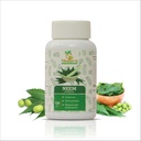 Centrul Ayurvedic Modern Organic Neem 120 Capsule Sustine Control acnee, Antioxidant de protectie, Sanatos si luminos piele Pure Neem (Azadirahta Indica) Supliment pentru Wellness Natural