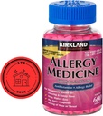 KirkIand Signature Alergy Medicine Difenhidramină HCI 25 Mg, 600 Minitabs + STS Sticker.