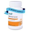 Klaire Labs SFI Health Adrenal Cortex - Suplimente de sprijin adrenal orientate pentru sănătate cortizol - Extract purificat, Liofilizat fără ESB din bovine hrănite cu paste (60 capsule)