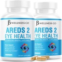JB Wellness AREDS 2 Eye Vitamina si Suplimentul mineral, contine luteina, vitamina C, Zeaxantină, Zinc & Vitamina Consolidarea supliment de viziune - 120 Conte