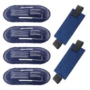 Pachete de gheaţă pentru răni Reutilizabile, 4 Pachete cu gel fierbinte şi rece şi 2 Pachete cu gel flexibil reglabile pentru umerii din spate genunchii şi picioarele de recuperare a leziunilor, alinarea durerilor articulare şi musculare