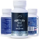 EȘTI NATURAL Vitamine Fertilitate masculină, Optimal Sperm Count, Motilitate, și Putere, Ashwagandha, Acid folic 800 mcg, Magneziu, Maca Root, L-carnitină, Vitamina C, E, D3, Peste 30 zile de aprovizionare