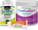 Bundle - Alleviate naturale hemoroizi relief Ointment, Hem-Control naturale hemoroizi Supliment (180 Conte), și CoolComfort personal curatare Pad-uri (100 Conte) - All-naturale, Acționează rapid