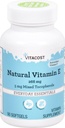 Vitamina naturală Vitacost E -- 268 mg - 90 Softgels