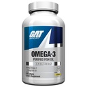 GAT SPORT Omega-3 Ulei de pește, EPA de mare potențial, DHA, creier, suport GLP1, 90 Softgels