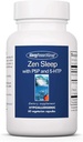 Grupul de cercetare pentru alergii Zen Sleep - GABA L-Theanine Sleep Supplement pentru adulţi cu P5P, 5-HTP şi vitamina B6, Ajutor natural pentru calm, REM odihnitor - 60 Capsule vegetariene