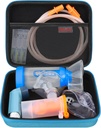 Elonbo Carrying case for Nebulizator Piese de schimb Kituri/Astm Inhalator/Inhalator Spacer Masks/Nebulizator Tubing Mouthpiece Set de inlocuire, Inhalator manual Nebulizator Bag (Numai cazul)