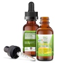 Omega 3 pentru copii - Lemon organic, Vegan, supliment lichid - Kids ulei de pește cu DHA, EPA, DPA acizi grași - Ulei de alge pe bază de plante - Imuna, inima, sanatatea creierului pentru copii- 30-60 Doze